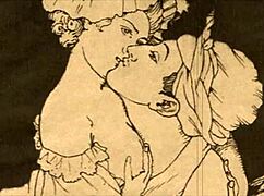 vintage erotic art collection showcases sensual drawings from the past