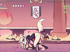 max the elf battles through level five in epic cartoon hentai adventures