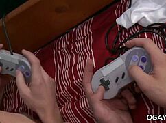 Twink guys sucking each other in 69 position with anal