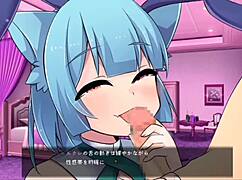 playing the anime hentai game with lucré