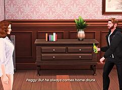 Peggy's naughty affair in 3d hentai preview 😈