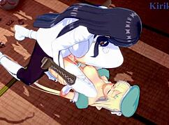 Ikaruga and Yomi Go Hard in Futanari Sex Action