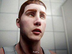 Yo, check this army bathroom blowjob animation with cum swallowing!