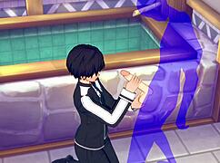 uhh i messed up... kirito handjob in sword art online yaoi is wild!