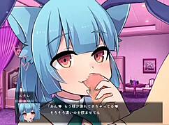 playing the anime hentai game with lucré