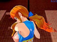 Nami Long Hair and Yamato Intense Sex in One Piece POV Hentai