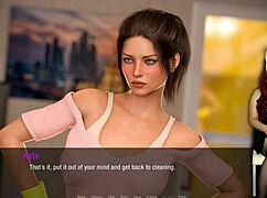 Kate bends over in skirt for creampie sex