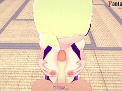 ino yamanaka gives titijob then gets fucked doggystyle by naruto 😘