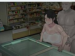 can you believe this hentai babe's huge tits bouncing while getting fucked in tenants of the dead scene 1?