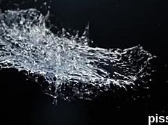 Lovesome Lesbian Teens 18+ Spray Urine and Splash Wet Twats