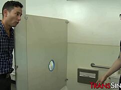 Isabella Sorrenti, cute shemale, sucks huge gloryhole cock?