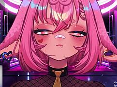 vtuber gets horny playing hentai game 😏