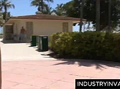 roxy love enjoys oral in the back of the limo