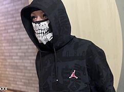 sexy thief caught in a trap, then bent over and screwed hard