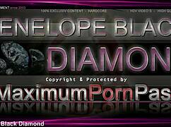 Penelope Black Diamond's Toes Dripping with Sperm