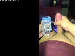 Jerking off hard to your IG page with dirty talk!