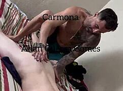Carmona Massages Naked Allan Guerra and Exploits His Ass Seductively