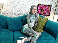 German Scout Finds Split Tongue Star Anuskatzz for Rough Anal Casting