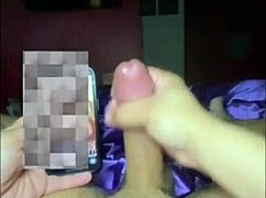 Jerking off hard to your IG page with dirty talk!