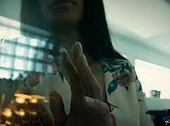 i love watchin harley dean's big ass as she strips in lingerie