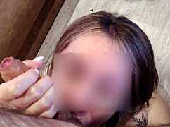 Juicy POV Blowjob Delivered by Cute Blonde Babe