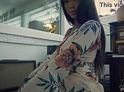 i love watchin harley dean's big ass as she strips in lingerie