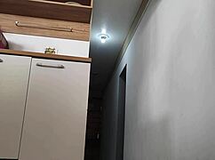 Risky Sex While Husband Showers Friend Erects