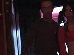 Her stepfather took her to the private room for a wild screw.