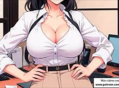 wow, new titty fucking way in anime roleplay! 😍
