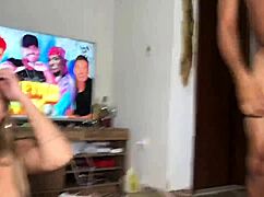 Truth Or Dare Turns Into Gangbang With Jasmine Santana, Dj Jump, Thai Camargo, And Pitbull Porn In Interracial Reality