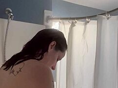 Curious about Ivy19921 taking a steamy solo moment in the shower?