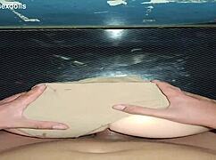 Trailer of Intense Anal Sex with Candy in Beige Panty