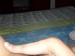 bisexual latina feels urges before work, leading to solo play