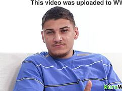 gorgeous busty blonde milf pours nuru gel on her big tits and seduces her horny client