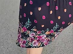 harassing a mature woman with big ass in skirt on lima streets