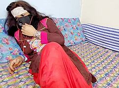 Muslim Prostitute Cheats on Desi Husband with Dirty Talk and Anal Dildo on Chat