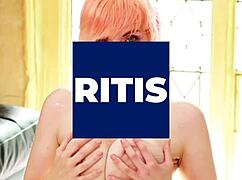 Stunning british redhead intensely eats cunt in 69 and sucks cock hard.