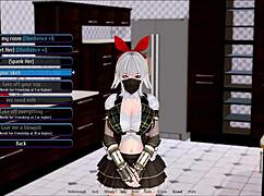 Detailed gameplay in Harem Hotel 34 with various interactions