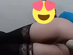 Sofiblack, the big slut, loves tearing her ass with her dildo in rough pleasure.