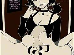 Ashley Graves Gives A Lovely Footjob In Anime Hentai Fetish Animation