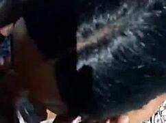 Fisherman stumbles on runaway stripper and covers her in dirty public action