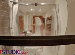 i’m hooked watching my british neighbor in the shower