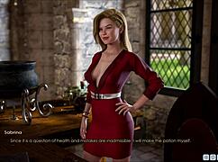 I, erm, can’t stop staring at this cute curvy outfit in Lust Academy 257