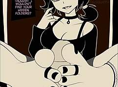 Ashley Graves Gives A Lovely Footjob In Anime Hentai Fetish Animation