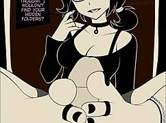 Ashley Graves Gives A Lovely Footjob In Anime Hentai Fetish Animation