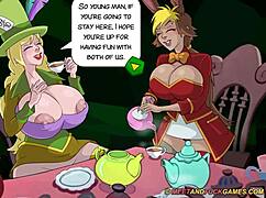 Alistair explores wild anal and blowjob action in Cumderland game.