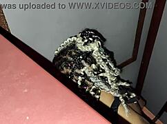 First time at the glory hole with pierced nipples