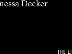 Sweaty girl orgasms with vibrator in gym.