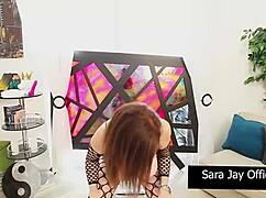 Sara Jay, the Squirt Master, Cant Wait to Splash Her Own Flat with Toys