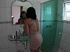 hey, wanna watch shirley azevedo’s first steamy porn debut in the mansion?